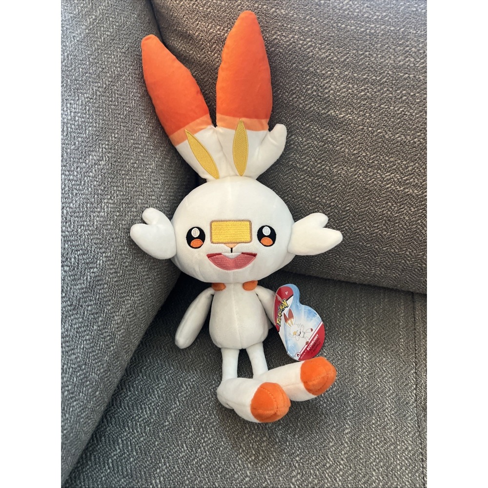 Pokemon SCORBUNNY Plush/Plushie Flambino/Hopplo Rabbit, Scorch Bunny